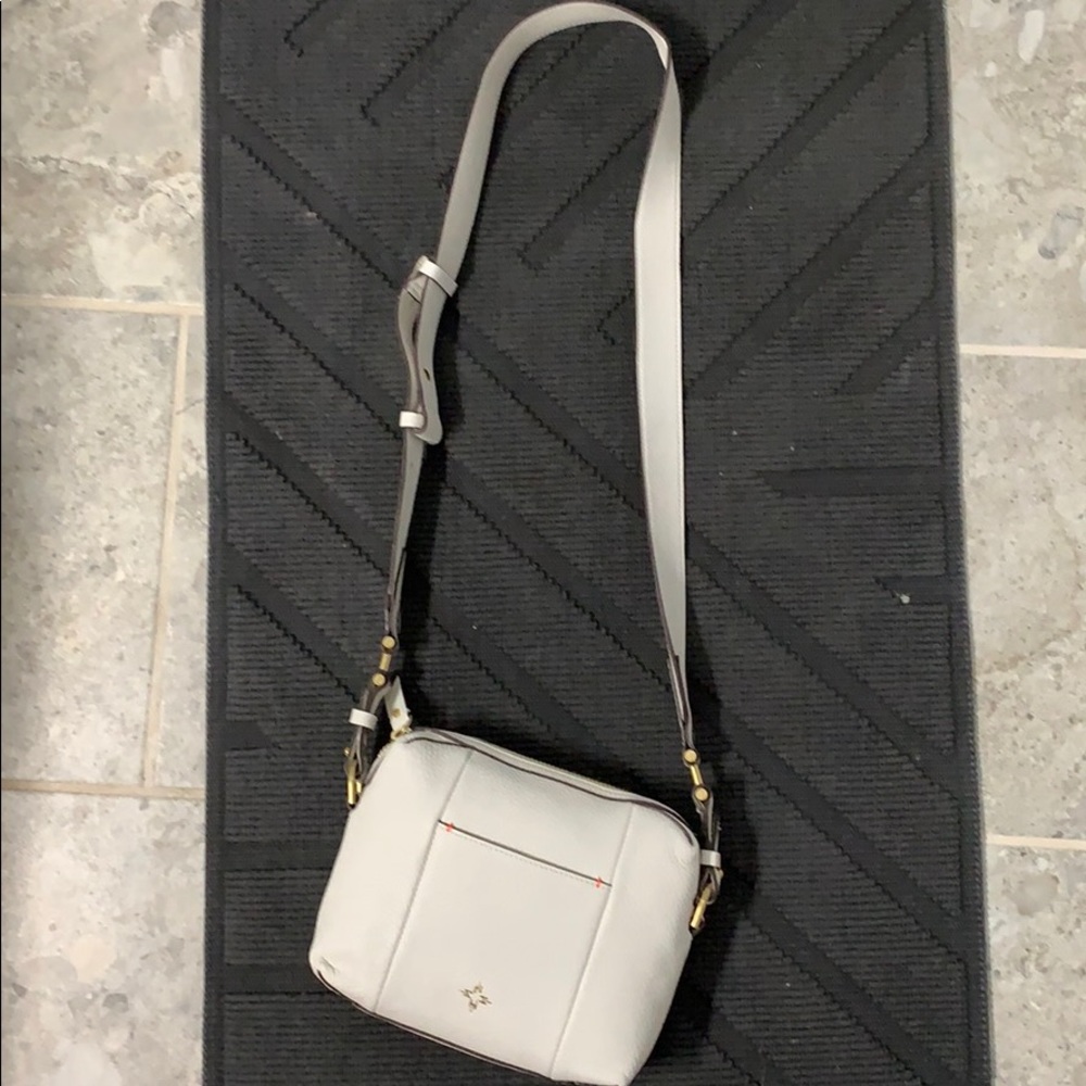 India Hicks White Shift & Switch Bag